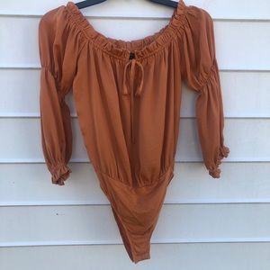 Forever21 Off-the-shoulder Bodysuit